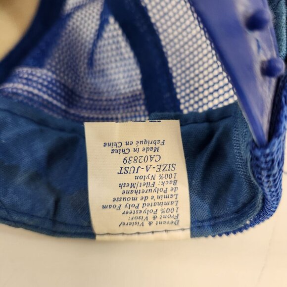 Simmons Mattress Three Stripe Vintage Trucker Hat Blue White - Picture 6 of 10